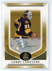 Gerry Cheevers [Gold Spectrum Autograph] #14 Hockey Cards 2020 SP Signature Edition Legends Prices