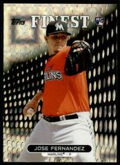 Jose Fernandez [Xfractor] #59 Baseball Cards 2013 Finest Prices