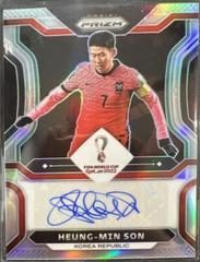 Heung Min Son [Silver] Soccer Cards 2022 Panini Prizm World Cup Signatures Prices
