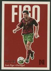 Luis Figo [Red] Soccer Cards 2017 Panini Nobility Prices