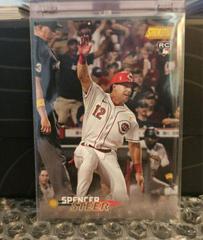 Spencer Steer [Rainbow] #213 Baseball Cards 2023 Stadium Club Prices