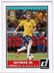 Neymar Jr [National Team Uniform Green Soccer Ball] Soccer Cards 2015 Panini Donruss Prices