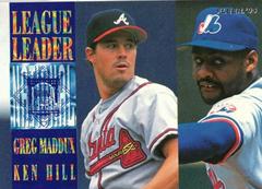 Ken Hill / Greg Maddux #9 Baseball Cards 1995 Fleer League Leaders Prices