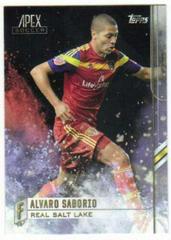 Alvaro Saborio #15 Soccer Cards 2015 Topps Apex MLS Prices