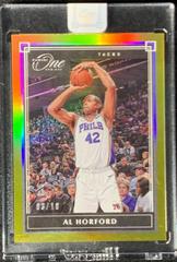 Al Horford [Gold] #45 Basketball Cards 2019 Panini One and One Prices