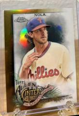 Aaron Nola [Gold] #160 Baseball Cards 2022 Topps Allen & Ginter Chrome Prices
