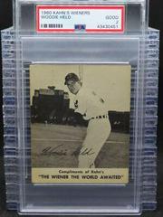 Woodie Held Baseball Cards 1960 Kahn's Wieners Prices