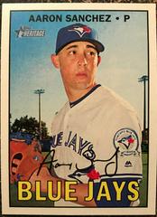 Aaron Sanchez #722 Baseball Cards 2016 Topps Heritage Prices