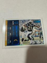 LaDainian Tomlinson [Platinum] Football Cards 2022 Panini Contenders Game Day Ticket Prices