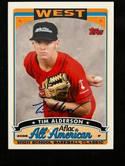 Tim Alderson [Autograph] Baseball Cards 2006 Topps Aflac All American Prices