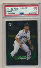 Kyle Seager #103 Baseball Cards 2011 Bowman Chrome Draft Prices