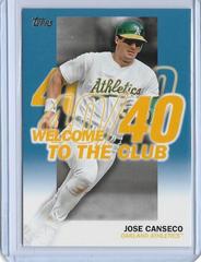 Jose Canseco [Blue] #WC-2 Baseball Cards 2023 Topps Welcome to the Club Prices
