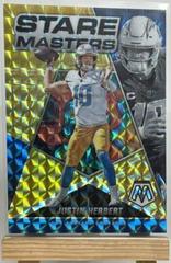 Justin Herbert [Gold] #SM-2 Football Cards 2022 Panini Mosaic Stare Masters Prices