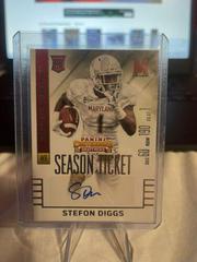Stefon Diggs [Section Autograph] Football Cards 2015 Panini Contenders Draft Picks Prices