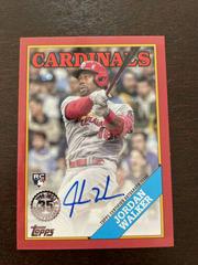 Jordan Walker [Red] #88BAU-JWA Baseball Cards 2023 Topps Update 1988 Autographs Prices