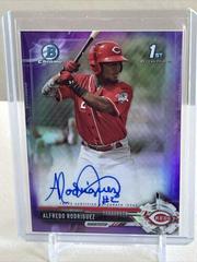 Alfredo Rodriguez [Purple Refractor] Baseball Cards 2017 Bowman Chrome Prospects Autographs Prices