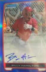 Billy Hamilton [Autograph Blue Refractor] #BCABH Baseball Cards 2012 Bowman Chrome Prospects Prices