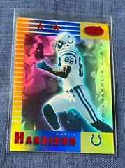 Marvin Harrison [Mirror Gold] Football Cards 1999 Leaf Certified Prices