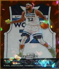 Karl Anthony Towns Basketball Cards 2019 Panini Contenders Optic Uniformity Prices