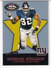 Michael Strahan [First Edition] Football Cards 2002 Fleer Box Score Prices