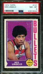 Wes Unseld #121 Basketball Cards 1974 Topps Prices