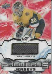 Logan Thompson [Jersey] Hockey Cards 2021 Upper Deck Ice Premieres Prices