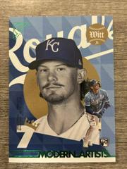 Bobby Witt Jr. [Orange] Baseball Cards 2022 Topps Gallery Modern Artists Prices