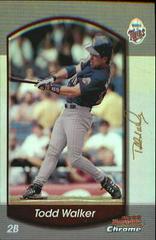 Todd Walker #3 Baseball Cards 2000 Bowman Chrome Prices