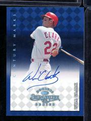 Will Clark Baseball Cards 1998 Donruss Signature Century Marks Prices
