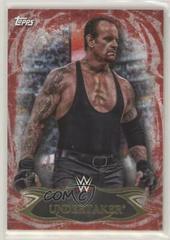 Undertaker [Red] Wrestling Cards 2015 Topps WWE Undisputed Prices