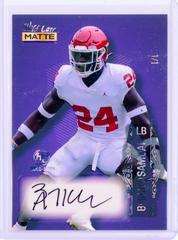Brian Asamoah [Purple Gold Foil] Football Cards 2022 Wild Card Matte Autographs Prices