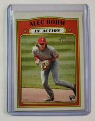 Alec Bohm #12 Baseball Cards 2021 Topps Heritage Prices