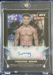Yadong Song [Black Refractor] #FNA-SYA Ufc Cards 2024 Topps Chrome UFC Signature Prices