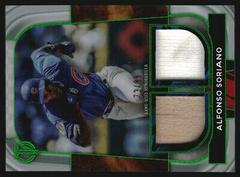 Alfonso Soriano [Green] Baseball Cards 2022 Topps Tribute Dual Relics Prices
