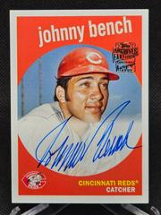 Johnny Bench #59FF-JB Baseball Cards 2023 Topps Archives 1959 Fan Favorites Autographs Premium Prices