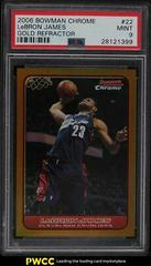 LeBron James [Gold Refractor] Basketball Cards 2006 Bowman Chrome Prices