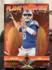 Jared Goff [Red] #FT-17 Football Cards 2022 Panini Phoenix Flame Throwers Prices