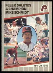 Mike Schmidt Baseball Cards 1989 Fleer Update Prices