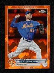 Max Scherzer [Orange] Baseball Cards 2022 Topps Chrome Update Sapphire Prices
