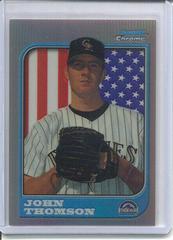 John Thomson [Refractor] Baseball Cards 1997 Bowman Chrome International Prices