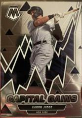 Aaron Judge #CG-1 Baseball Cards 2022 Panini Mosaic Capital Gains Prices