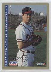 Greg maddux Baseball Cards 1993 Fleer Atlantic Prices