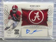 DeVonta Smith [Silver] #PA-DS2 Football Cards 2021 Leaf Trinity Patch Autographs Prices