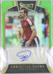 Christian Fuchs [Green] Soccer Cards 2016 Panini Select Signatures Prices