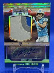 Hendon Hooker [Gold] #RPA-20 Football Cards 2023 Panini Plates and Patches Rookie Patch Autographs Prices