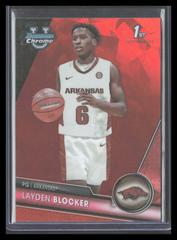 Layden Blocker [Orange] Basketball Cards 2023 Bowman Chrome University Prices