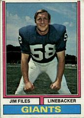 Jim Files #394 Football Cards 1974 Topps Prices
