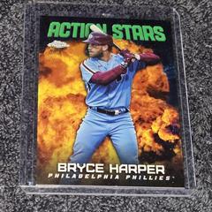 Bryce Harper [Green] #ASC-16 Baseball Cards 2023 Topps Chrome Update Action Stars Prices