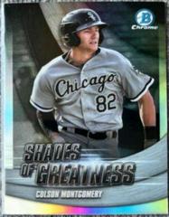 Colson Montgomery #SG-12 Baseball Cards 2022 Bowman Chrome Shades of Greatness Prices