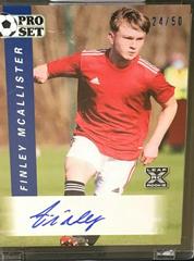 Finley McAllister [Blue] Soccer Cards 2022 Pro Set Autographs Prices